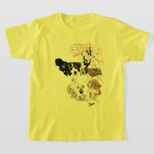 Camiseta wall Art: É um Doggie, Mundo dos Cachorros