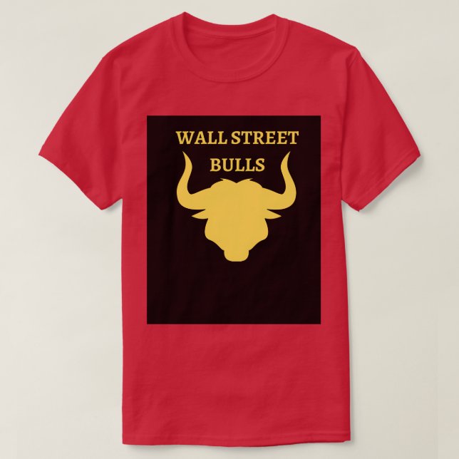 Camiseta Wall Street Bulls (Frente do Design)
