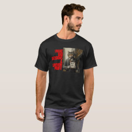 Camiseta Wall Street Cat Meme | Minimalista engraçado