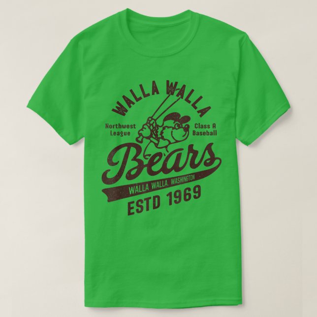 Camiseta Walla Walla Bear Estd 1969 (Frente do Design)
