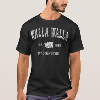 Camiseta Walla Walla Washington Wa Atlética Vintage