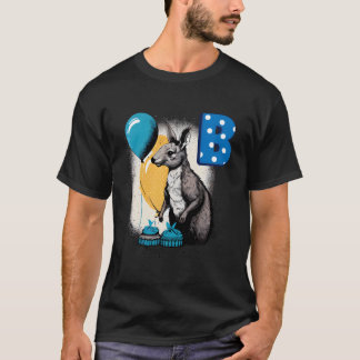 Camiseta Wallaby Adorável Com Inicial Maiúscula B