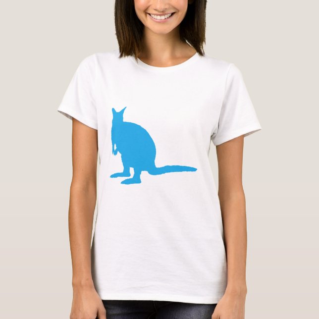 Camiseta Wallaby. azul (Frente)