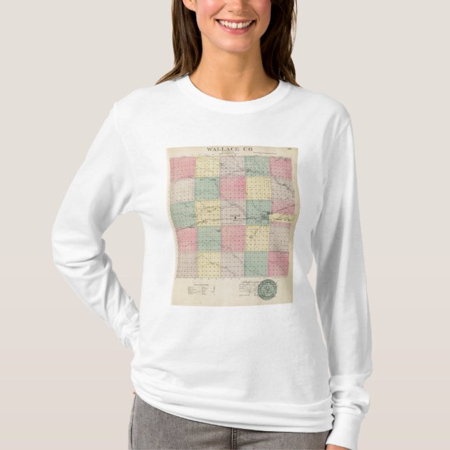 Camiseta Wallace County, Kansas (Frente)