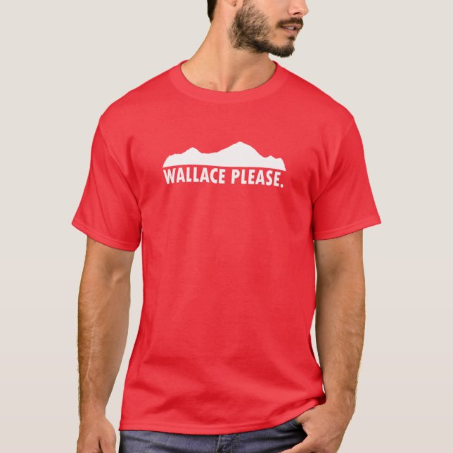 Camiseta Wallace Idaho Por Favor (Frente)