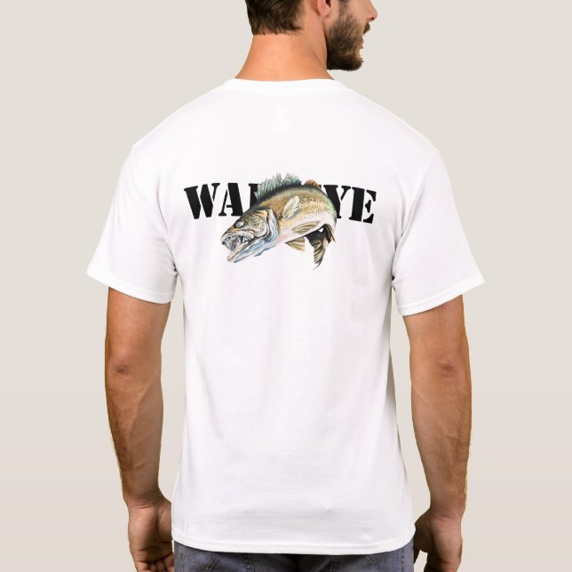 Camiseta Walleye (Verso)
