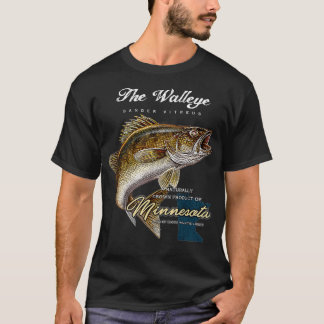 Camiseta Walleye é um produto natural de Minnesota