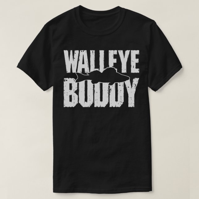 Camiseta Walleye Silhouette Fisheries (Frente do Design)