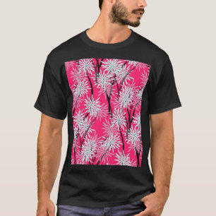 Camiseta Wallpaper Floral da Ásia Retroativa.