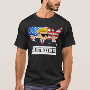 Camiseta Wallstreetbetbetes Opções do Mercado de Ações Come