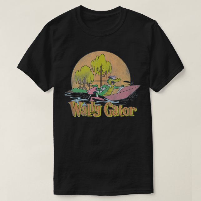 Camiseta Wally Gator Speedboat (Frente do Design)