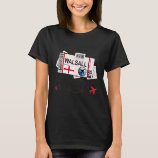 Camiseta Walsall Girl Walsall Boarding Pass Walsall
