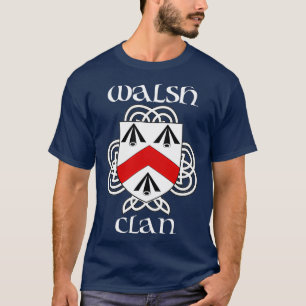 Camiseta Walsh Family Crest Casaco de Braços