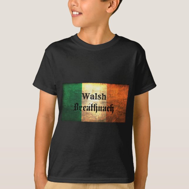 Camiseta Walsh Irish Flag (Frente)