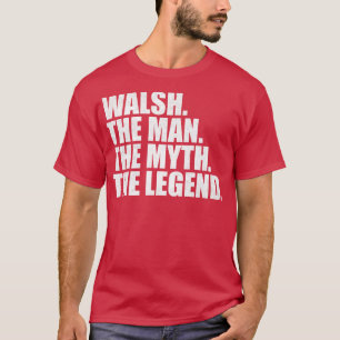 Camiseta WalshWalsh Nome da família Walsh sobrenome Walsh W