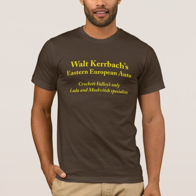 Camiseta Walt Kerrbach - Páscoa europeia Auto (Frente)