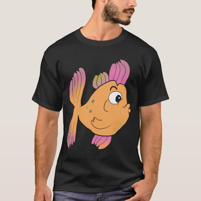 Camiseta Walter o Peixe Tropical (Frente)