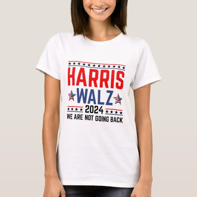 Camiseta Waltz 2024 Election Kamala Harris Tim Waltz 2024 1 (Frente)