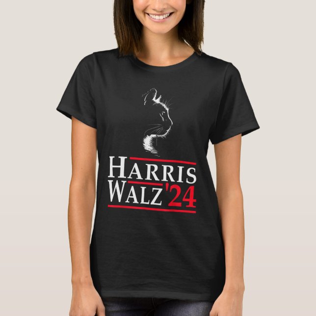 Camiseta Waltz 2024 Eleição Kamala Harris Tim Waltz 2024 3 (Frente)