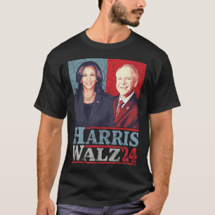 Camiseta Waltz 2024 Eleição Kamala Harris Tim Waltz 2024 5