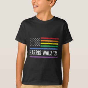 Camiseta Walz 2024 Eleição Kamala Tim Waltz Americano Lgbt