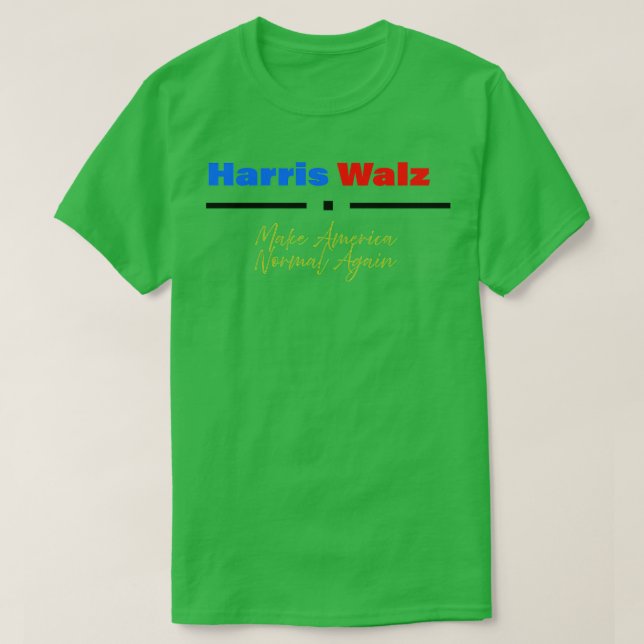 Camiseta Walz 2024 Normal Novamente (Frente do Design)