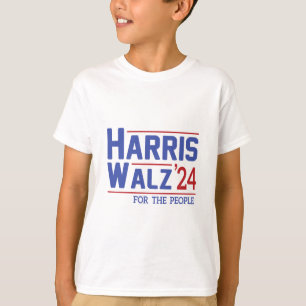 Camiseta Walz 2024 Presidente Americano Flag Kamala Harris