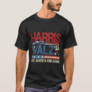 Camiseta Walz 2024 Torne A América Mais Uma Vez Mais Forte