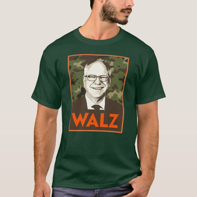 Camiseta Walz Hope em Camouflage (Frente)