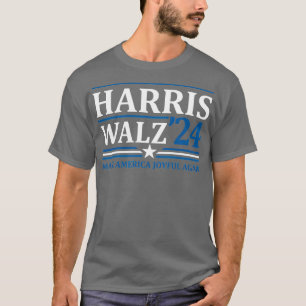 Camiseta Walz Joyful Novamente Campanha de 2024 Souvenir TS
