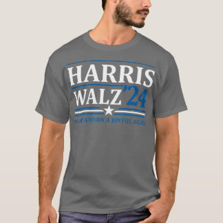 Camiseta Walz Joyful Novamente Campanha de 2024 Souvenir TS