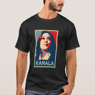 Camiseta Walz Obama Poster Kamala Harris 2024 Mudança I m W