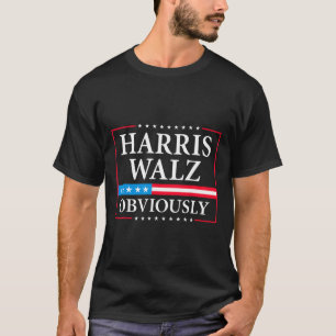 Camiseta Walz Obviamente Presidente Kamala Harris Eleita Wa