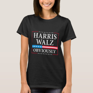 Camiseta Walz Obviamente Presidente Kamala Harris Eleita Wa
