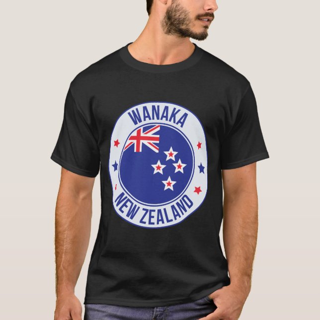 Camiseta Wanaka, Cidade da Nova Zelândia (Frente)