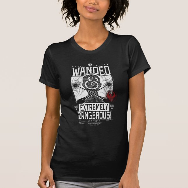 Camiseta Wanded e Extremamente Perigosa Poster de Desejo -  (Frente)