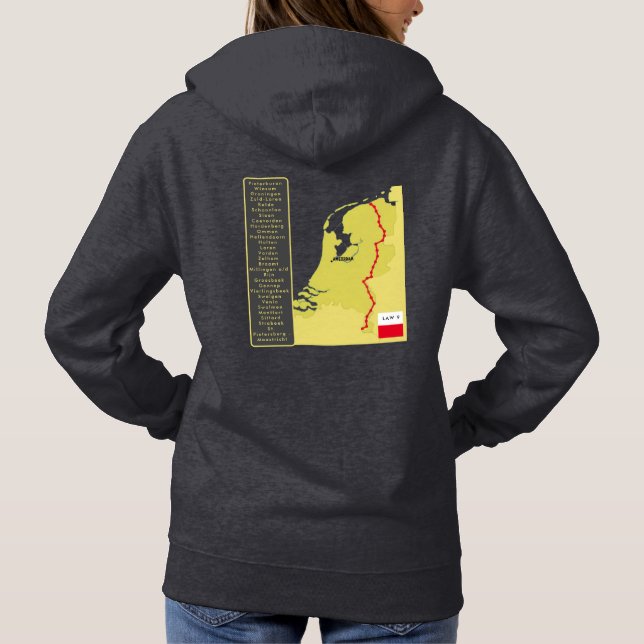 Camiseta Wandelpad Nederland Pieterburen - Rua Pietersberg (Verso)