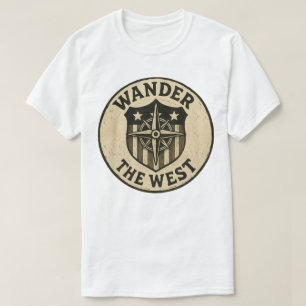 Camiseta Wander West Vintage Crachá