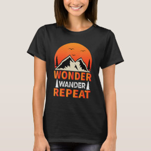 Camiseta Wander Wonder Repeat Hiking Essential