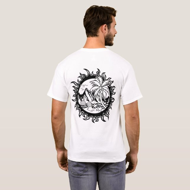 Camiseta Wanderlust (Parte Traseira Completa)