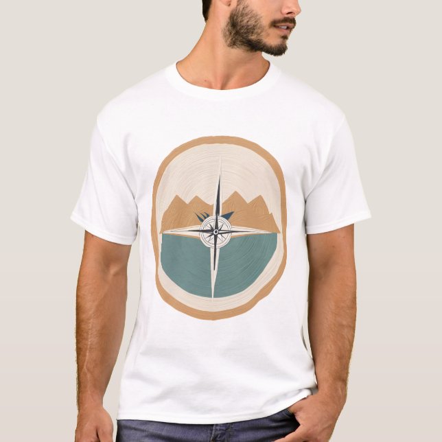 Camiseta Wanderlust - Explorar o mundo (Frente)