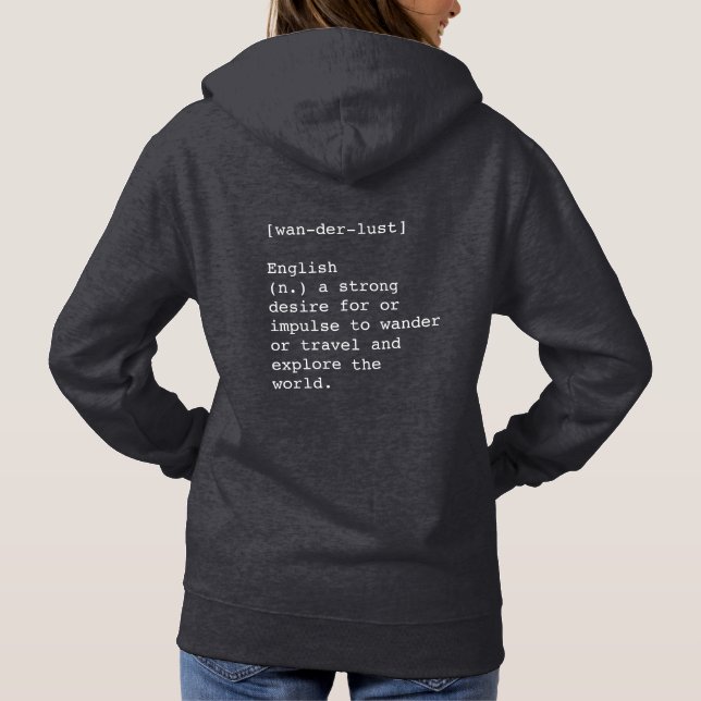 Camiseta Wanderlust Hoodie (Verso)