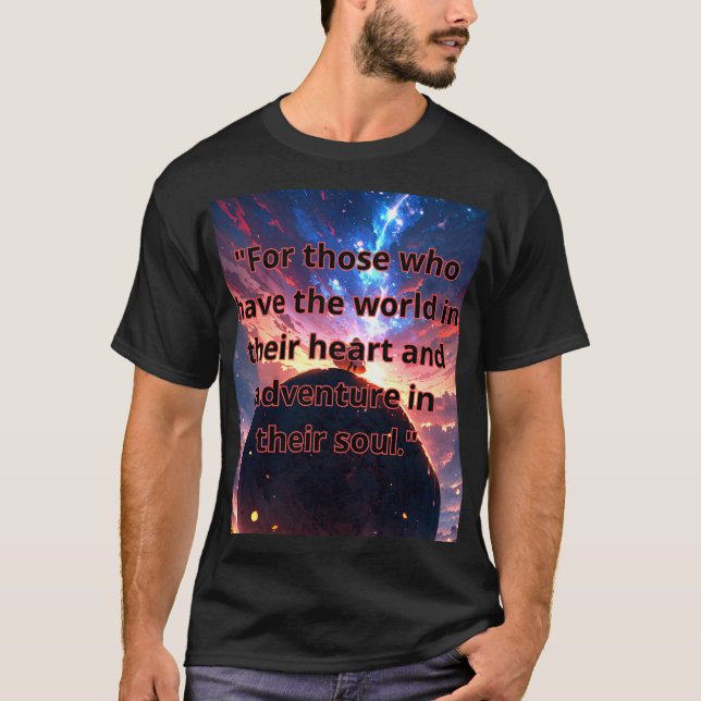 Camiseta  "Wanderlust: the desire to explore is in every de (Frente)