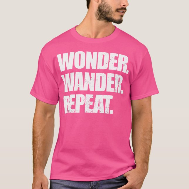 Camiseta Wanderlust Tshirt Women Men Vacay Viagem Vibes Hik (Frente)