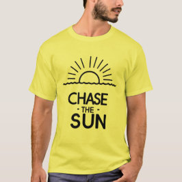 Camiseta Wanderlust Verão 'Persiga o Sol' Gráfico