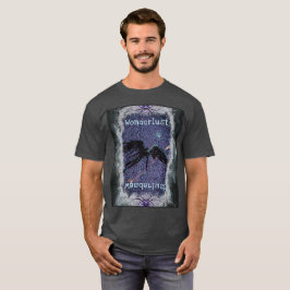 Camiseta WanderlustWonderlust figura alada voando no espaço