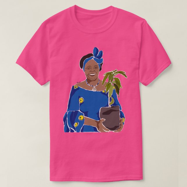 Camiseta Wangari Maathai, edição limitada (Frente do Design)
