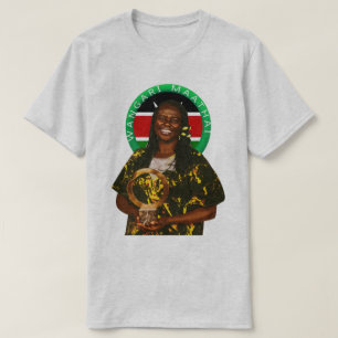Camiseta Wangari Maathai queniana Empoderamento da