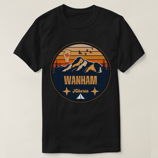 Camiseta Wanham, Alberta (Frente do Design)