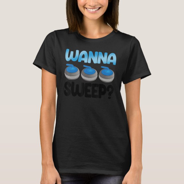 Camiseta Wanna Sweep Curling Men World's Greatest Curling D (Frente)